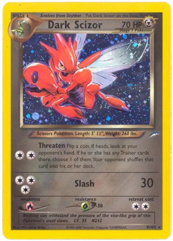 Dark Scizor, Neo Destiny #9