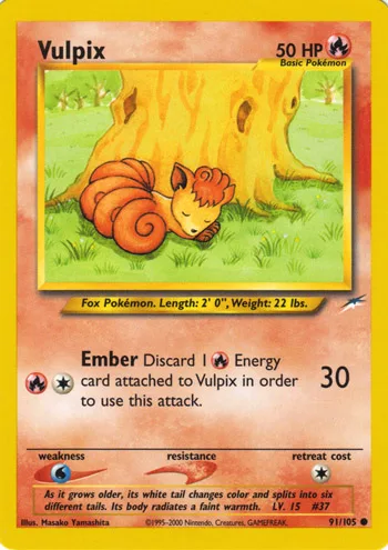 Vulpix, Neo Destiny #91
